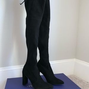 Stuart Weitzman Black Highchamp Boots/Booties